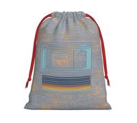 Programming Code Print Christmas Drawstring Bags,Wedding Party Gifts wrapping bag,DIY Craft,Xmas,Presents