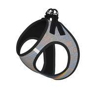 Programming Code Print Step in Dog Harness and Leash Set,Adjustable Reflective Harness for Small Dogs Cats