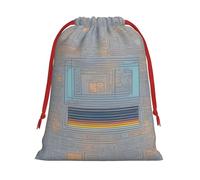 Programming Code Print Ultra-Soft Velvet Gift Bag Christmas Wrapping Bags Gift Bag With Drawstring Party Favors Bags