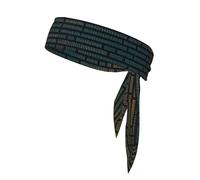 Programming Code Print Unisex Versatile Tie Headbands,Karate Ninja Headbands Sweat Absorbent,Breathable Adjustable