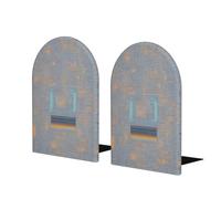 Programming Code Print Wooden Bookends,Sturdy And Stylish Book Organizer,Good Presents For Book Lovers