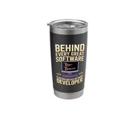 Programming Debug Code Coding Greater Software Developer Stainless Steel Insulated Tumbler