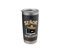 Programming Engineer Coding Senior Software Developer Stainless Steel Insulated Tumbler
