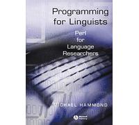 Programming for Linquists: Perl for Language Researchers