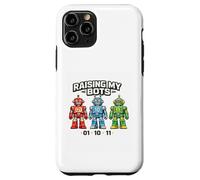 Programming Humor, Binary Code Joke Robot Coding Tech Parent Case for iPhone 11 Pro