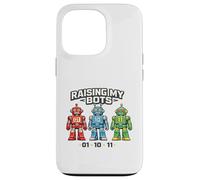 Programming Humor, Binary Code Joke Robot Coding Tech Parent Case for iPhone 13 Pro
