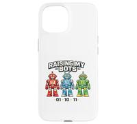 Programming Humor, Binary Code Joke Robot Coding Tech Parent Case for iPhone 15
