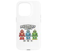 Programming Humor, Binary Code Joke Robot Coding Tech Parent Case for iPhone 15 Pro
