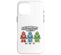 Programming Humor, Binary Code Joke Robot Coding Tech Parent Case for iPhone 16 Pro Max
