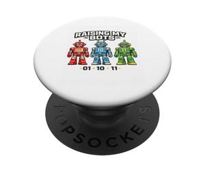Programming Humor, Binary Code Joke Robot Coding Tech Parent PopSockets Adhesive PopGrip