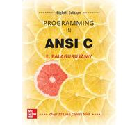 Programming In Ansi C, 8Th Edition