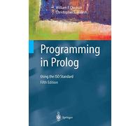 Programming in Prolog: Using The Iso Standard – Springer Verlag