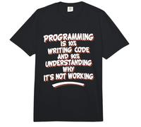 Programming is 10% Writing Code 90% Understanding It's Work Comfort Colors Adult Heavyweight T-Shirt