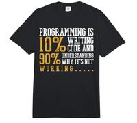 Programming is 10% Writing Code and 90% Understanding Comfort Colors Adult Heavyweight T-Shirt