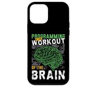 Programming Is The Workout Of The Brain Coding Progammer Case for iPhone 12 mini