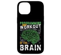 Programming Is The Workout Of The Brain Coding Progammer Case for iPhone 14