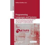 Programming Languages and Systems : 35th European Symposium on Programming, ESOP 2026, Held as Part of the International Joint Conferences on Theory and Practice of Software, ETAPS 2026, Turin, Italy,