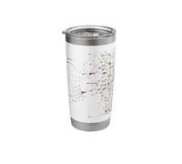 Programming Languages Influence Network 2021 Stainless Steel Insulated Tumbler