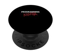 Programming Ninja Fun Programmer PopSockets Adhesive PopGrip