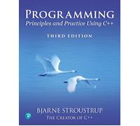 Programming: Principles and Practice Using C++ by Bjarne Stroustrup Paperback Bo