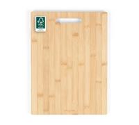 Progress Large Bamboo Chopping Board - FSC® Certified, 40 x 30 cm, Durable Cutting Board for Meat, Vegetables & Cheese, Protects Worktops, Easy to Clean, 5 Year Guarantee