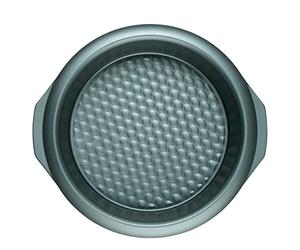 PROGRESS BW09819G2EU7 Shimmer Collection Carbon Steel Non Stick Round Baking Pan, BPA-Free, Gas Mark 7, Ideal for Making Festive Pies, Cakes, Tarts and Quiche, Textured Base, Baking Tin, 28 cm, Green