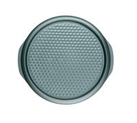 Progress BW09826G2EU7 Shimmer Non-Stick Pizza Tray - 37cm Round Baking Tray with Textured Base for Even Heat Distribution, Carbon Steel Bakeware, For Pizza & Garlic Bread, Oven Safe Up To 220°C, Green