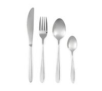 Progress California 24 Piece Cutlery Set - Stainless Steel Flatware Set for 6 People, Knife & Fork Silverware, Dishwasher Safe Knives Forks Spoons, Mirror Polish Finish, Home & Restaurant