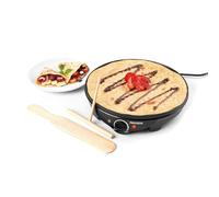 Progress Crepe Maker - Electric Pancake Machine, 30 cm Non-Stick Cooking Plate, 3 Minute Pre-Heat, Adjustable Temperature, Batter Spreading Tool, Cool-Touch Base, Power Indicator Lights, EK2510PAR