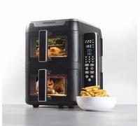 Progress Dual Tier 9L Air Fryer -4.5L Baskets, 9 Functions