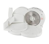 Progress EK3683P Compact Meat Slicer, 150W, 3-Speed Electric Food Cutter, 1-15mm Adjustable Thickness, Stainless Steel Blade, Thumb Guard