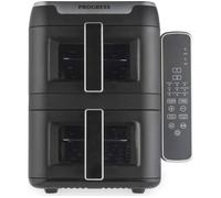 Progress EK6467P Dual Tier Air Fryer - Black, Black