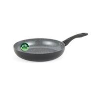 PROGRESS Marble Ceramic 28cm Frying Pan - Non-Stick Omelette/Egg Pan with Metallic Marble Ceramic Coating, Induction Hob Suitable, Lightweight Pressed Aluminium Cookware, PFAS-Free, Oil-Free Cooking