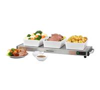 Progress Cordless Hot Plate, 60 x 20 cm Food Warming Tray, 1200 W | Up To 60 Minutes Warmth, 15 Minute Charge Time, Removable Power Cord, Cool Touch Handles, Non-Slip Feet, Plate Warmer Use