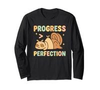 Progress is Greater Than Perfection Long Sleeve T-Shirt