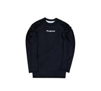 Progress Jiu Jitsu Academy Long Sleeve SleeveRashguard | Durable BJJ Rash Guard | Moisture-Wicking Compression Tops for Men and Women | 80% Polyester/20% Spandex Black XS