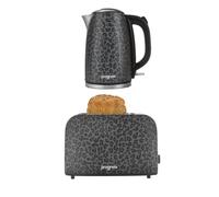 Progress Leopard Kettle And Toaster Set, 2 Slice Toaster, 1.7 L Kettle