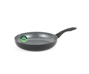 Progress Marble Ceramic 28cm Frying Pan - Non-Stick Omelette/Egg Pan with Metallic Marble Ceramic Coating, Induction Hob Suitable, Lightweight Pressed Aluminium Cookware, PFAS-Free, Oil-Free Cooking