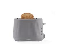 Progress Mellow 2-Slice Toaster - Defrost, Reheat & Cancel Functions, 6 Browning Levels, Removable Crumb Tray, Warming Rack, Bagels, Croissants, Compact, Small Homes, Apartments, 750W
