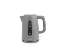 Progress Mellow Electric Kettle - 1.7 L Capacity, Removable Limescale Filter, 360° Swivel Base, Water Level Indicator, Easy Pour Spout, Boil Dry Protection, 2200W, Water Boiler, Strix Controller, Grey