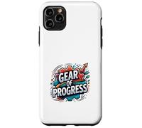 Progress Mindset Innovation Gear Motivation Graphic Case for iPhone 11 Pro Max