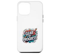 Progress Mindset Innovation Gear Motivation Graphic Case for iPhone 12 Pro Max