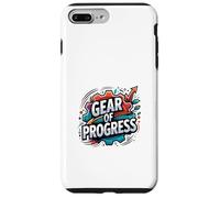 Progress Mindset Innovation Gear Motivation Graphic Case for iPhone 7 Plus/8 Plus