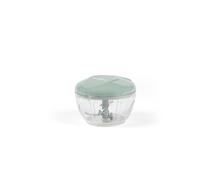 Progress Neutrals Mini Chopper - Pull Cord Function, Stainless Steel Blade, Non-Slip Base, Compact Design, Easy to Clean, BPA Free, Green
