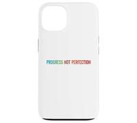 Progress Not Perfection Motivational Quote Inspire Mindset Case for iPhone 13