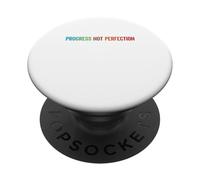 Progress Not Perfection Motivational Quote Inspire Mindset PopSockets Adhesive PopGrip