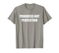 Progress Not Perfection T-Shirt, Men, Slate, S