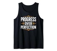 Progress Over Perfection Back to School Teacher Tank Top