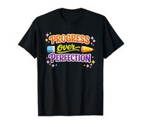 Progress Over Perfection Caterpillar Teacher Back to School T-Shirt
