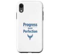 Progress Over Perfection Motivational Case for iPhone XR